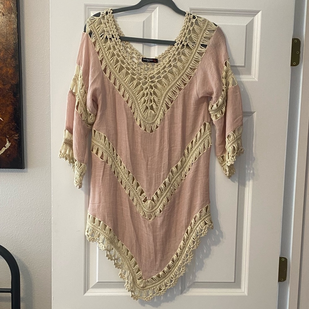 Light Pink Swim Cover Up